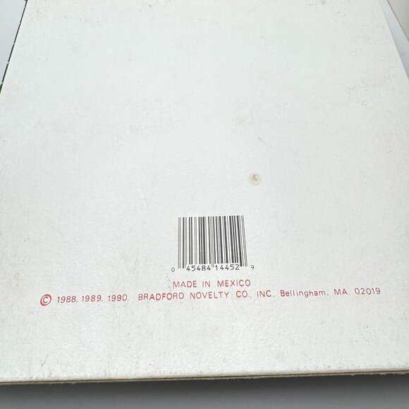 Set Of 4 Christmas Trimmeries Snowman Glass Ornaments 1990 - Picture 10 of 10